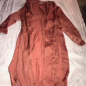 Longline Satin Duster